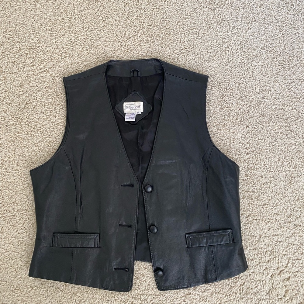 Leather vest